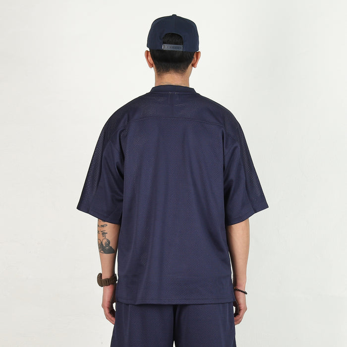 Bulldog Mesh Jersey - Navy
