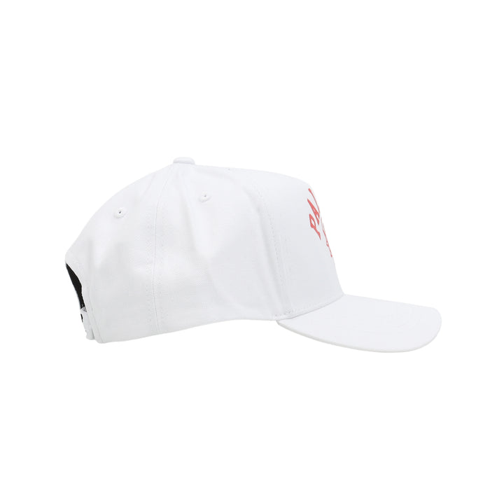 Bulldog P Frame 5-Panel Snapback - White