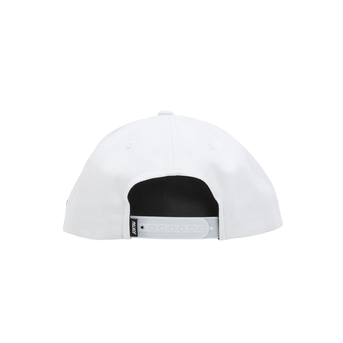 Bulldog P Frame 5-Panel Snapback - White