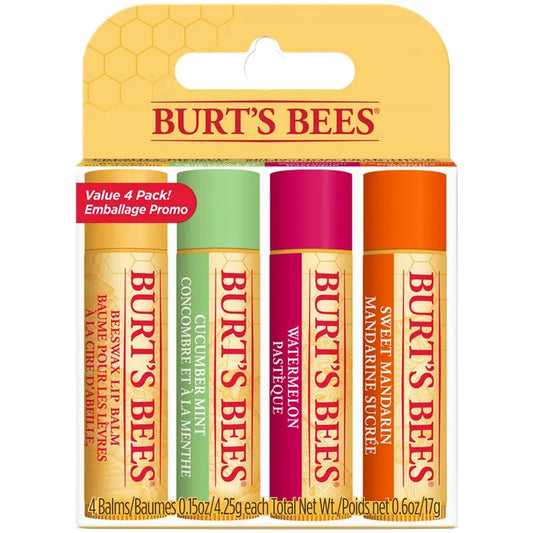 Burt's Bees Freshly Picked Lip Balm Four Pack
