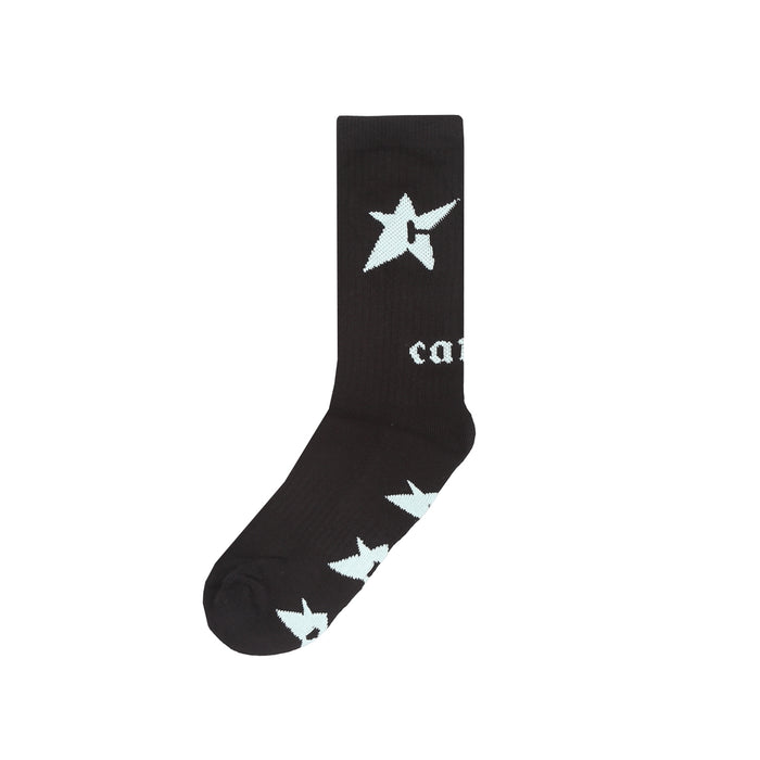C-Star Glow In The Dark Sock - Black