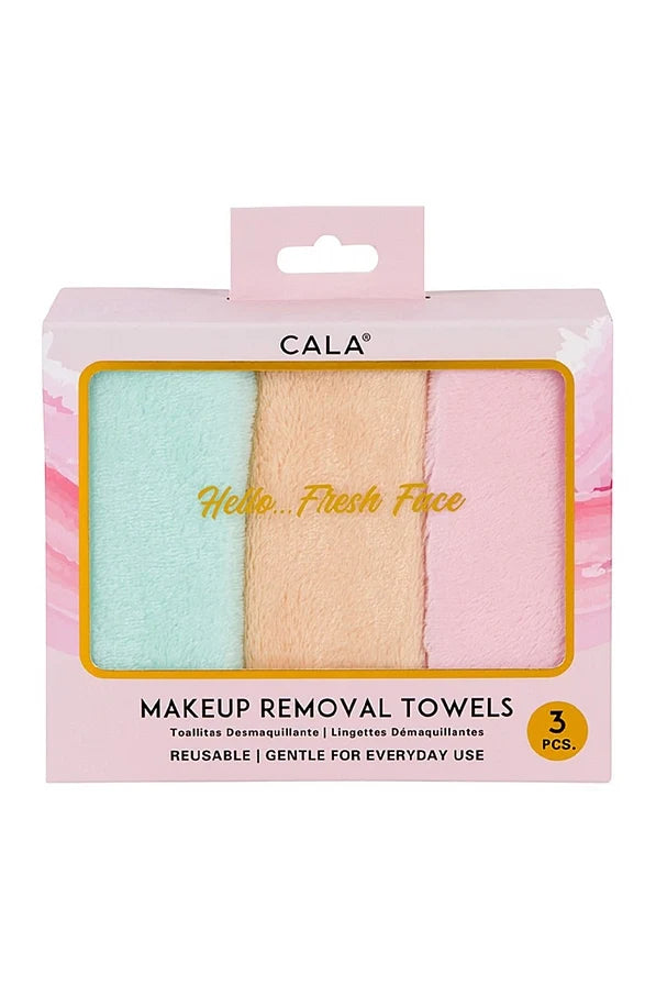 Cala 3 pc. Makeup Cleansing Facial Towels