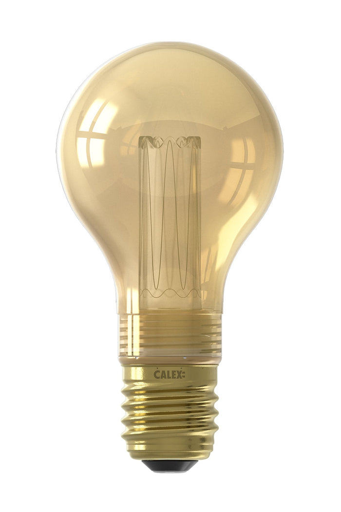 Calex Crown LED Bulb - E27 - A60 - Gold - 2.3W - Dimmable