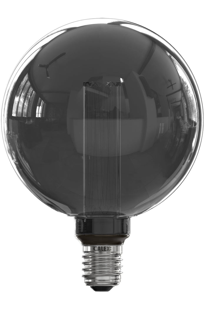 Calex Crown LED Bulb - E27 - G125 - Titanium - 3.5W - Dimmable