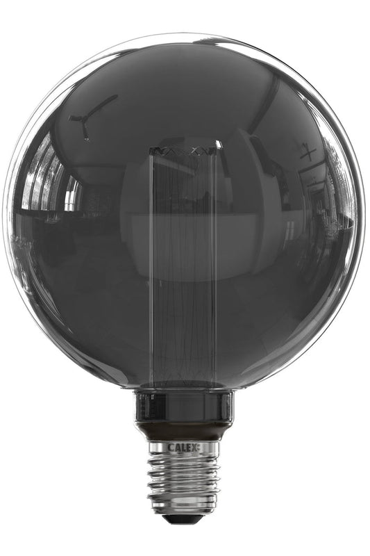 Calex Crown LED Bulb - E27 - G125 - Titanium - 3.5W - Dimmable