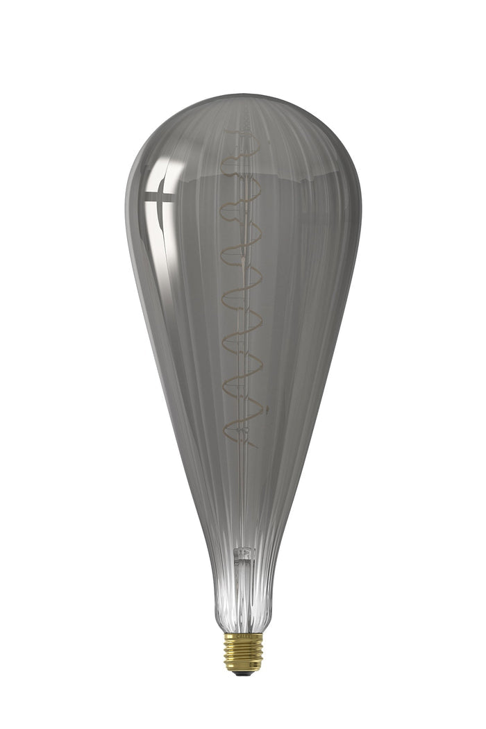 Calex Malaga LED Lamp - E27 - Titanium - 6W - Dimmable