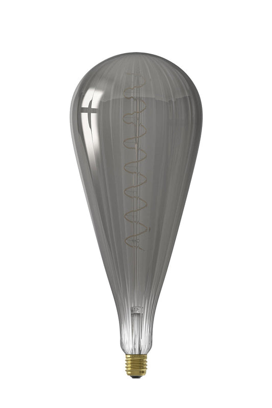 Calex Malaga LED Lamp - E27 - Titanium - 6W - Dimmable