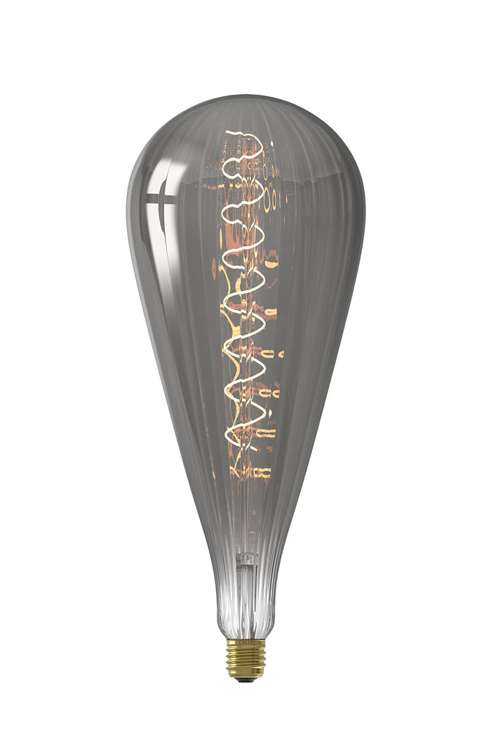Calex Malaga LED Lamp - E27 - Titanium - 6W - Dimmable