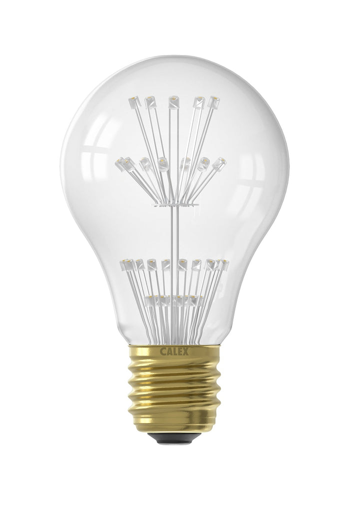 Calex Pearl LED Lamp - E27 - A60 - Clear - 1.5W