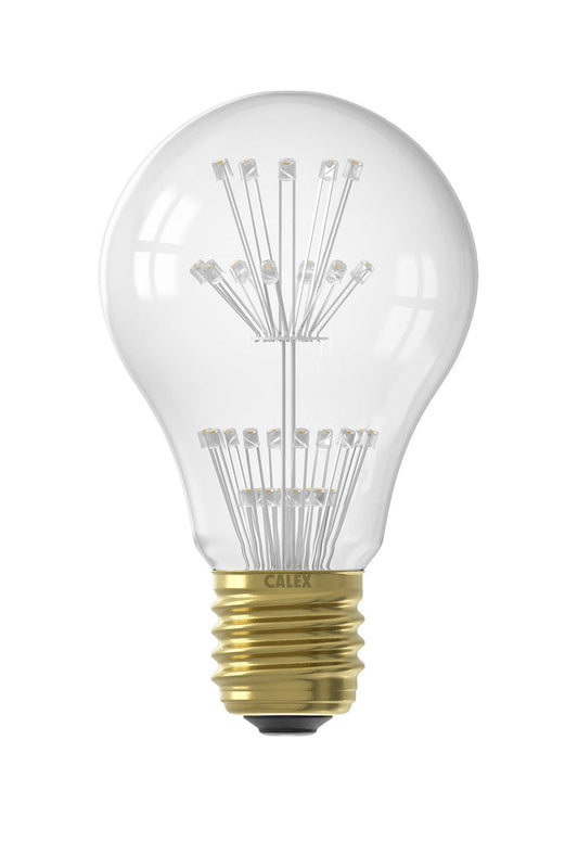 Calex Pearl LED Lamp - E27 - A60 - Clear - 1.5W