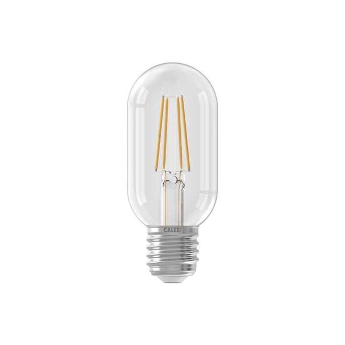 Calex Warm Filament LED Lamp - E27 - T45 - Clear - 3.5W - Dimmable