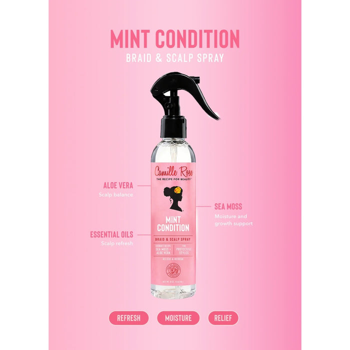 Camille Rose Mint Condition Braid & Scalp Spray 8oz