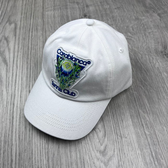 Casablanca 'Tennis Club' Baseball Cap - White