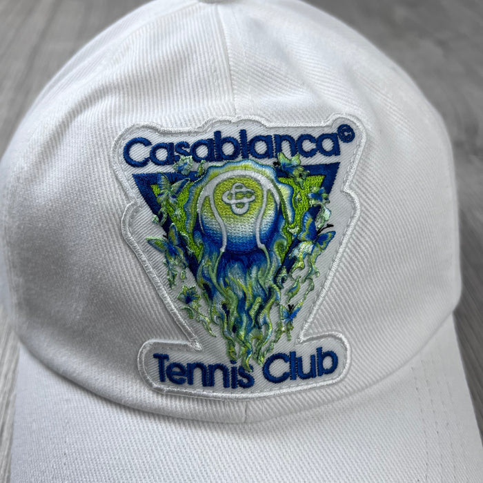 Casablanca 'Tennis Club' Baseball Cap - White