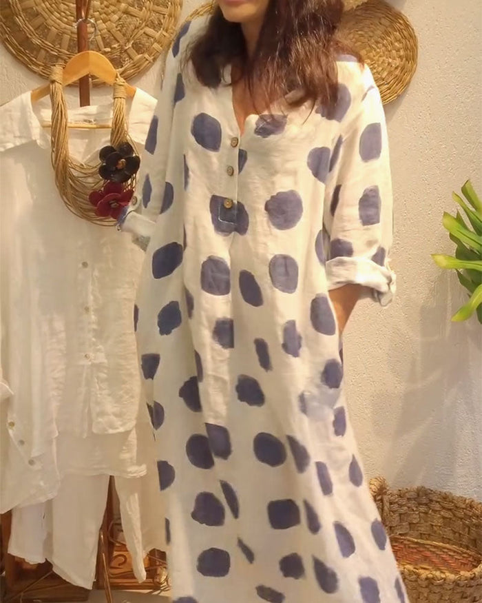 Cassidy | Chic Polka Dot Dress