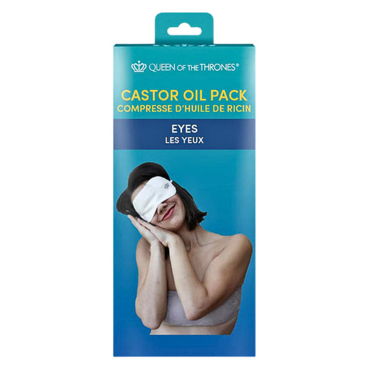 Package  of Queen Of The Thrones Castor Oil Eyes: MASK ONLY – Castor Oil sold separately