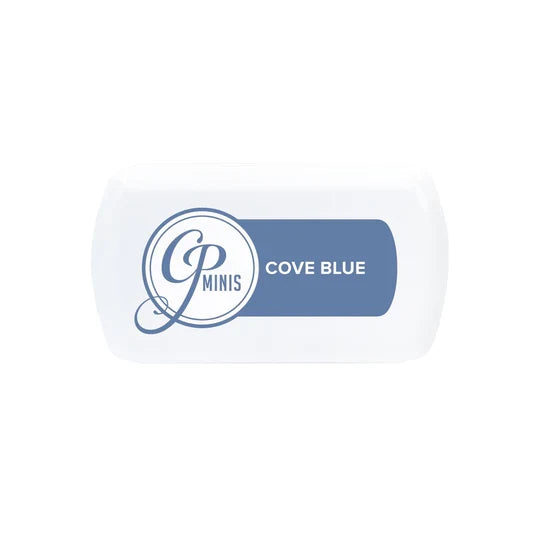 Catherine Pooler - Minis - Spa Collection - Beach Retreat. Collect all 8 soothing and sea-side inspired Spa colors. Sparkling Berry, Merlot, Clay Mask, Sea Glass, Bay Breeze, Tranquil, Cove Blue, Serene. Available at Embellish Away located in Bowmanville Ontario Canada. Cove Blue