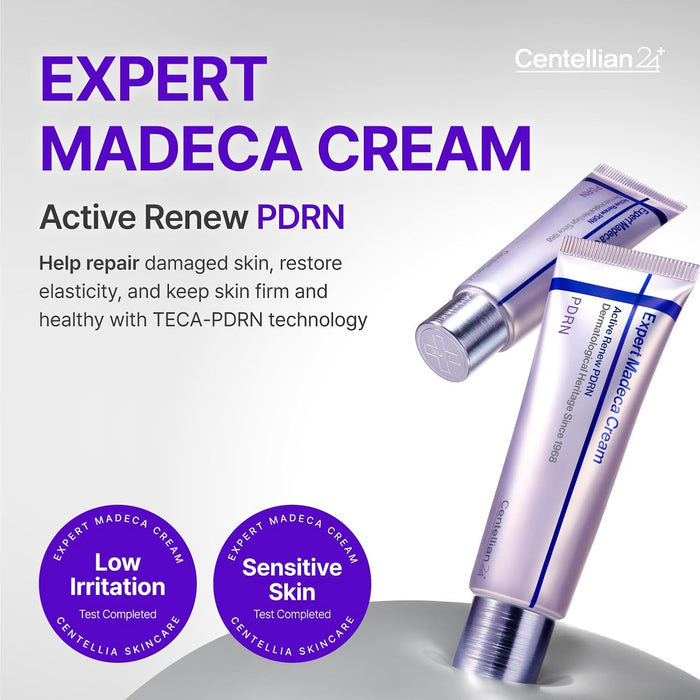 Centellian24 Expert Madeca Cream Active Renew PDRN 50ml كريم سنتيليان 24 إكسبرت ماديكا أكتيف رينيو بي دي آر إن - Princess Cosmetics Qatar