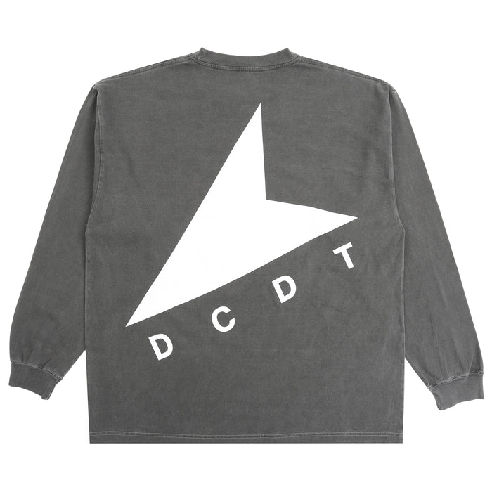 Cetus Pigment Dye LS T-Shirt  - Black