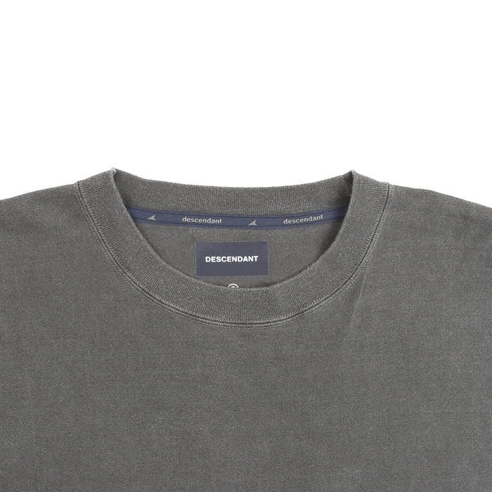 Cetus Pigment Dye LS T-Shirt  - Black