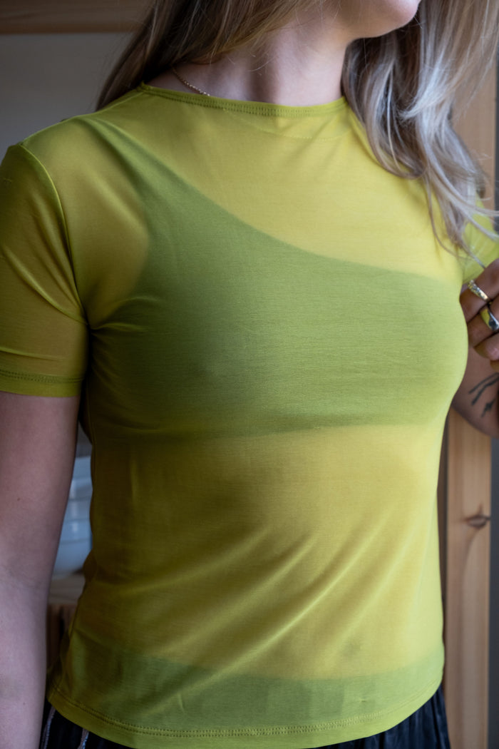 Chartreuse New Mesh T-Shirt