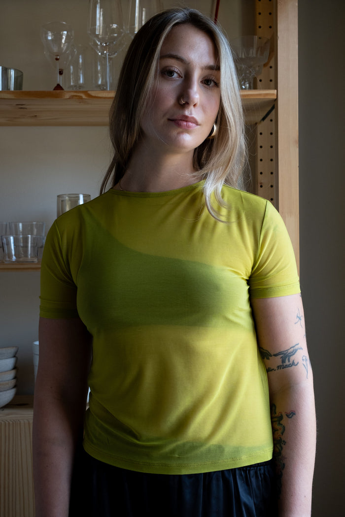 Chartreuse New Mesh T-Shirt