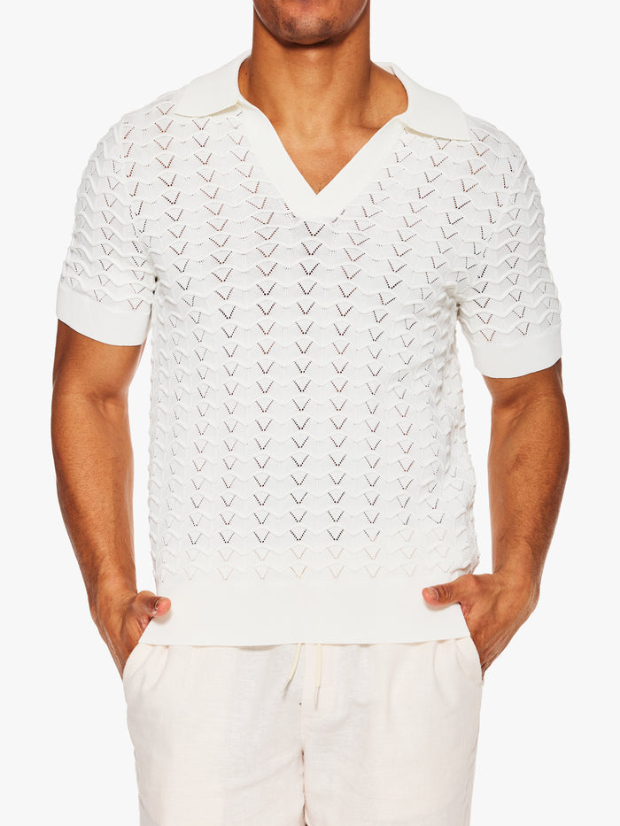 Che Ripple Polo Rayon