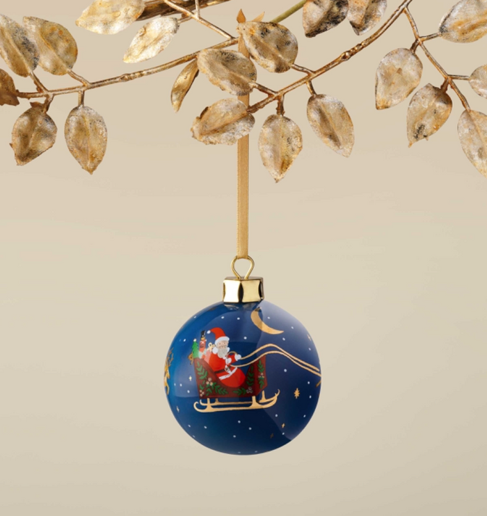 Christmas Delivery Porcelain Ornament