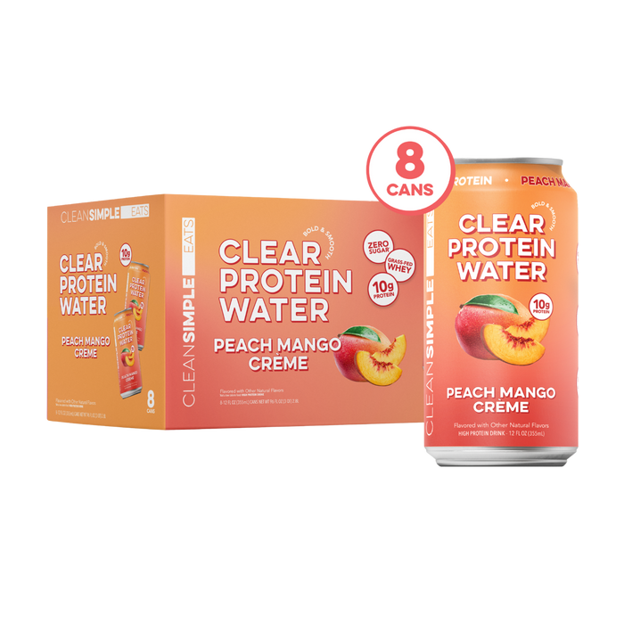 Clear Protein Water: Peach Mango Creme