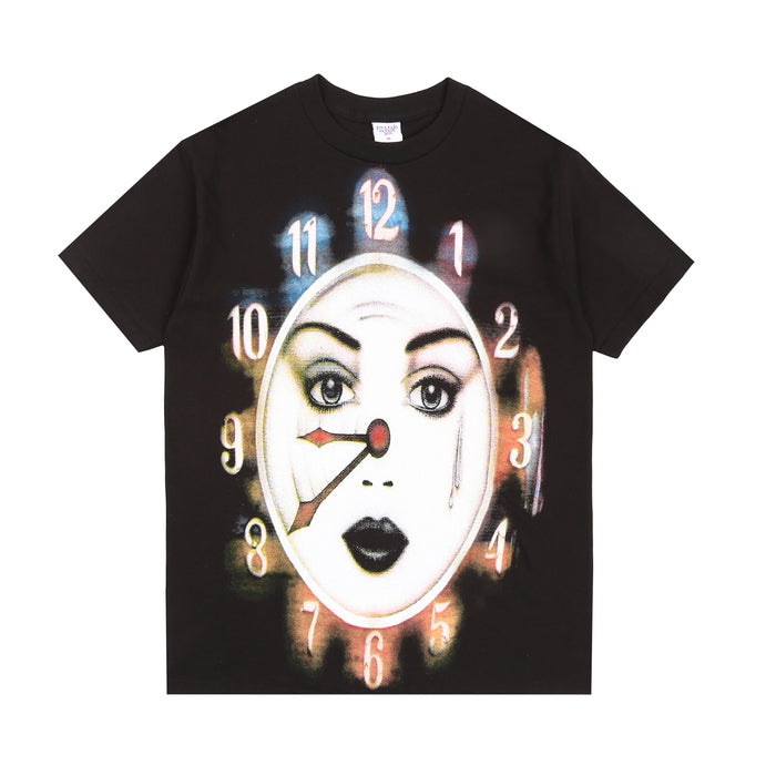 Clown Clock T-Shirt - Black