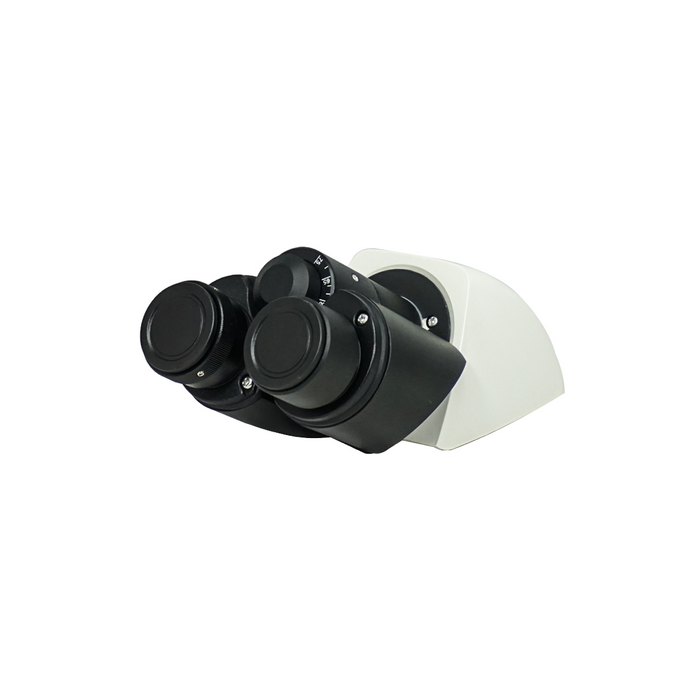 Compound Microscope Eyepiece Body Tube, Binocular, Infinite, Eyetube Angle 30 Degrees,, SKU BM03021221, three quarter front view