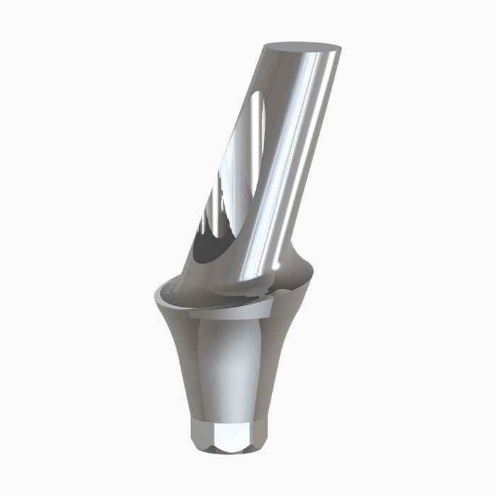 Conical Titanium Abutment, 20° Angled, Anatomic Concave, Ø4.5, C1.0 mm
