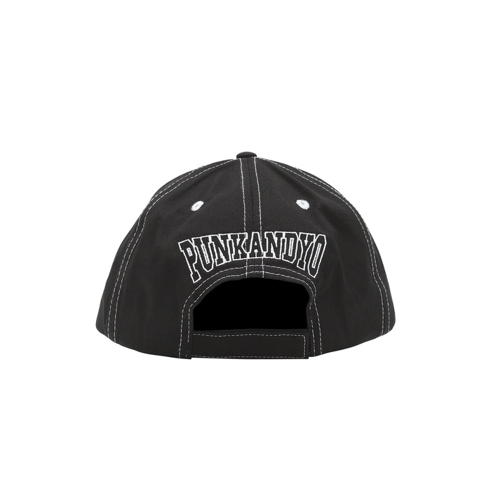 Contrast Baseball Cap - Black