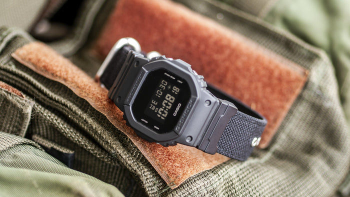 Cordura® Coal Black Watch Strap