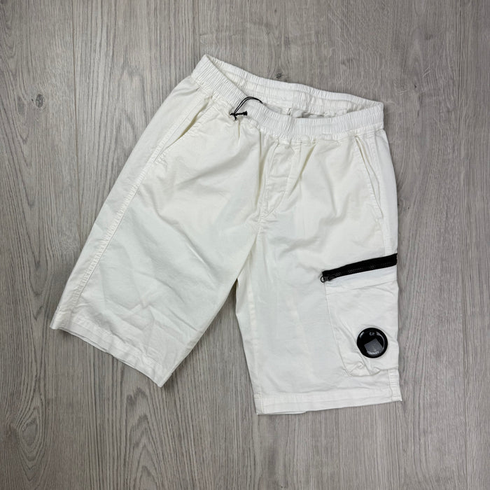 CP Company Junior Cargo Shorts - White