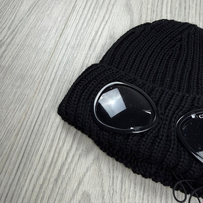 CP Company Junior Goggle Beanie - Black