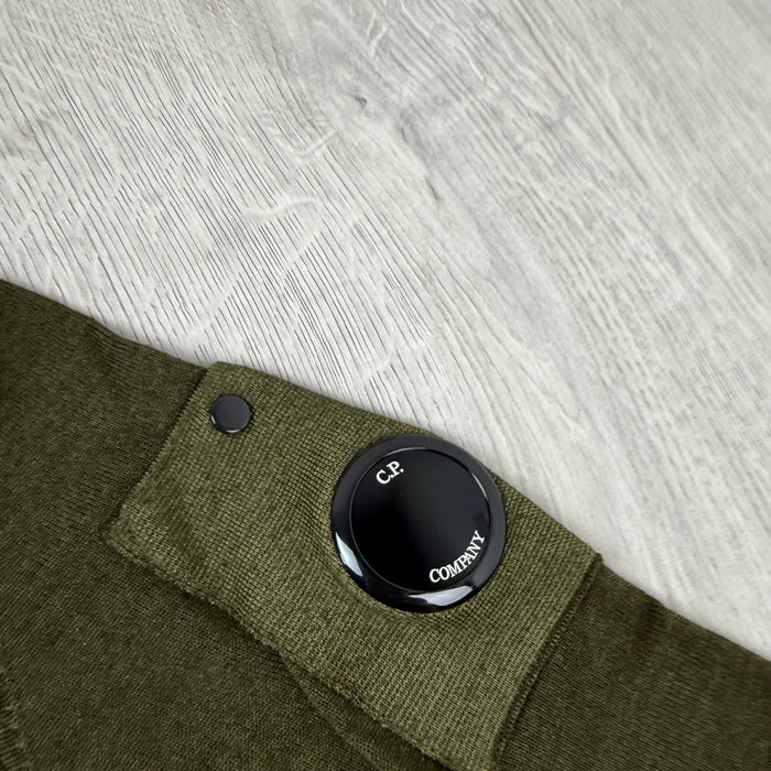 CP Company Junior Knit Sweatshirt - Ivy Green