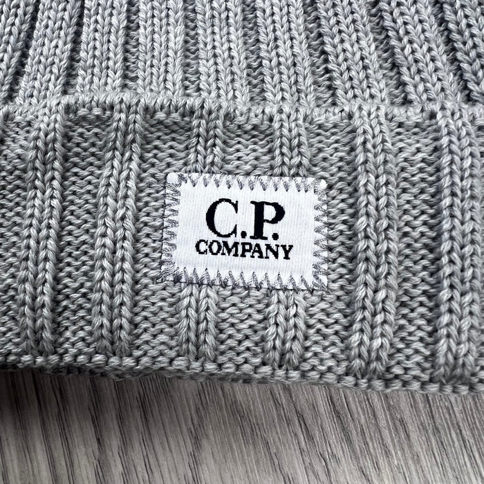 CP Company Patch Beanie - Moon Melange