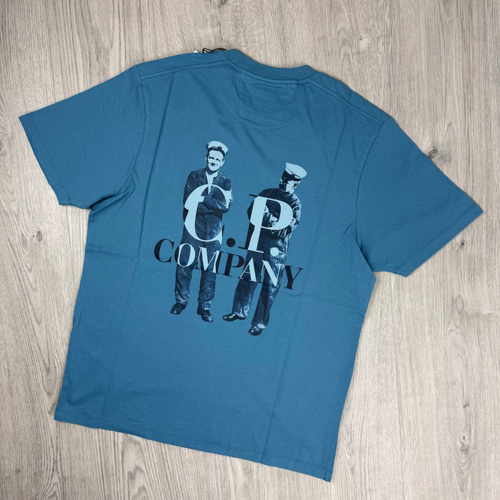 CP Company Sailor T-Shirt - Aegean Blue