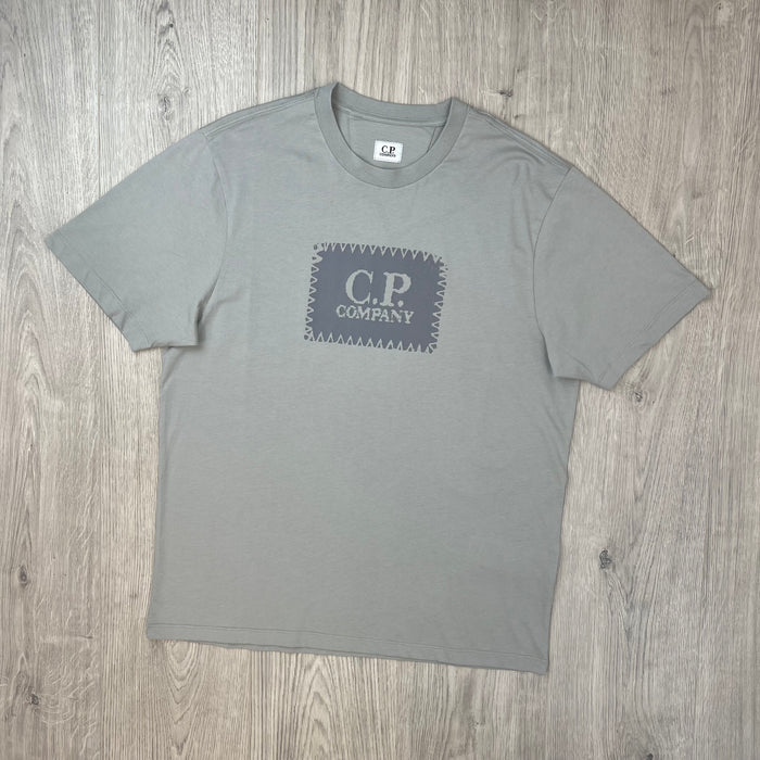 CP Company Stamp T-Shirt - Flint Grey