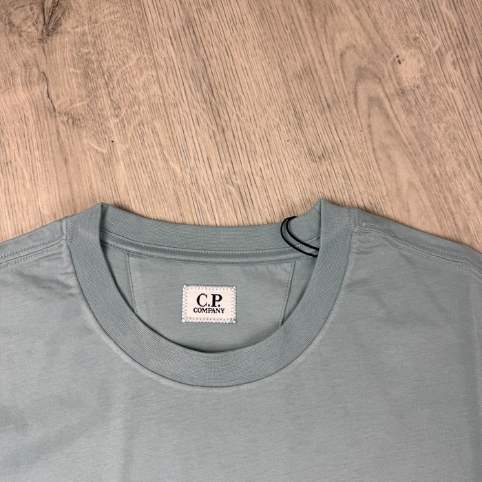 CP Company Stamp T-Shirt - Silver Blue