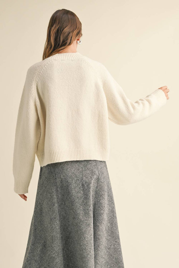 Cream Sweater New York