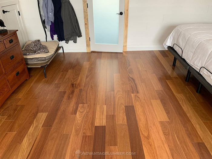 Cumaru (Brazilian Teak) Solid Flooring 0.75″ x 5″ Unfinished, $5.87/sqft - Advantage Lumber