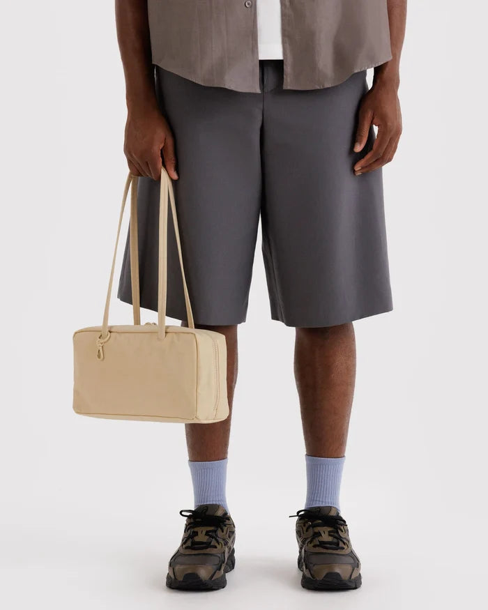 Custard Small Nylon Bowler Bag