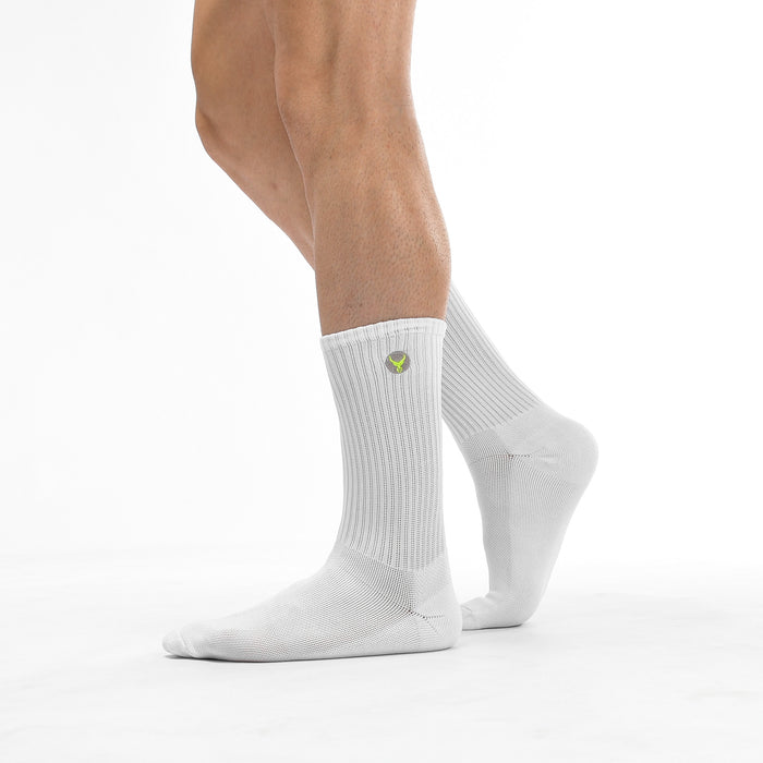Daily Stride Ribbed Comfort Crew Socks 2 Pack - IRONGEAR Fitness