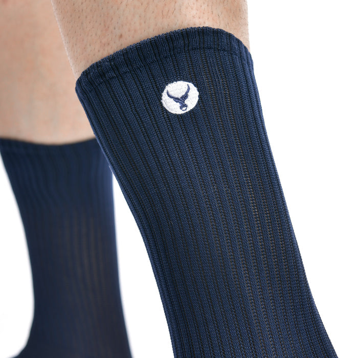 Daily Stride Ribbed Comfort Crew Socks 2 Pack - IRONGEAR Fitness