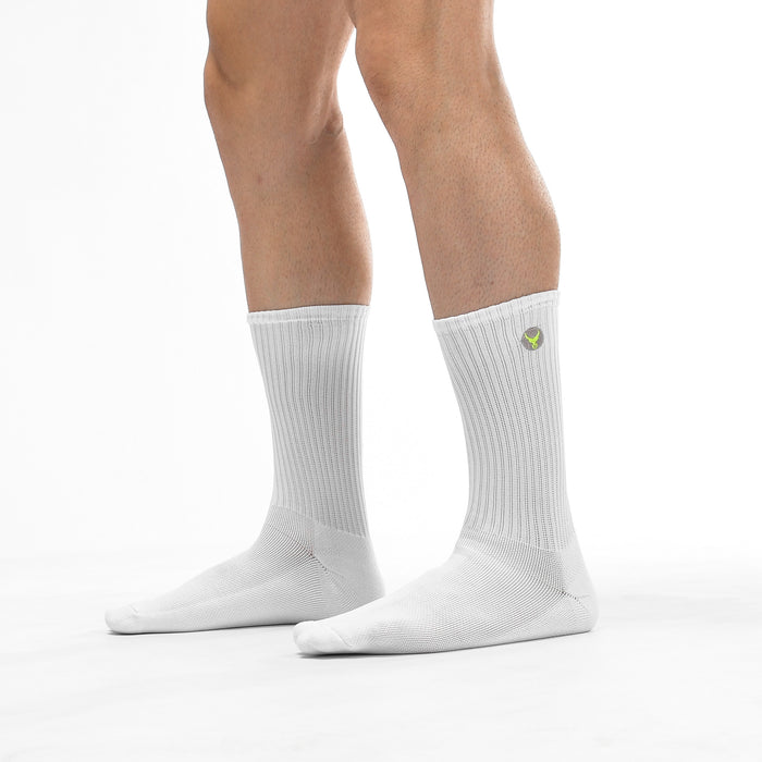 Daily Stride Ribbed Comfort Crew Socks 2 Pack - IRONGEAR Fitness