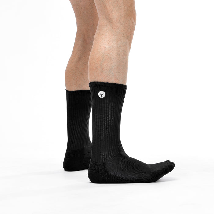 Daily Stride Ribbed Comfort Crew Socks 2 Pack - IRONGEAR Fitness