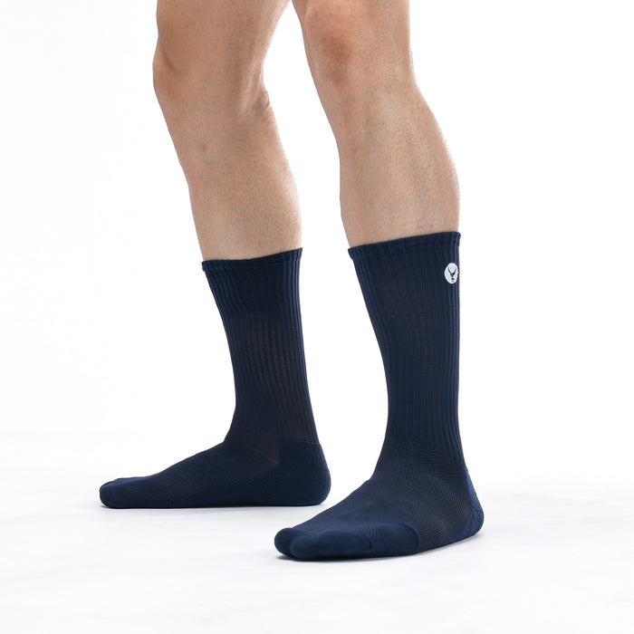 Daily Stride Ribbed Comfort Crew Socks 2 Pack - IRONGEAR Fitness