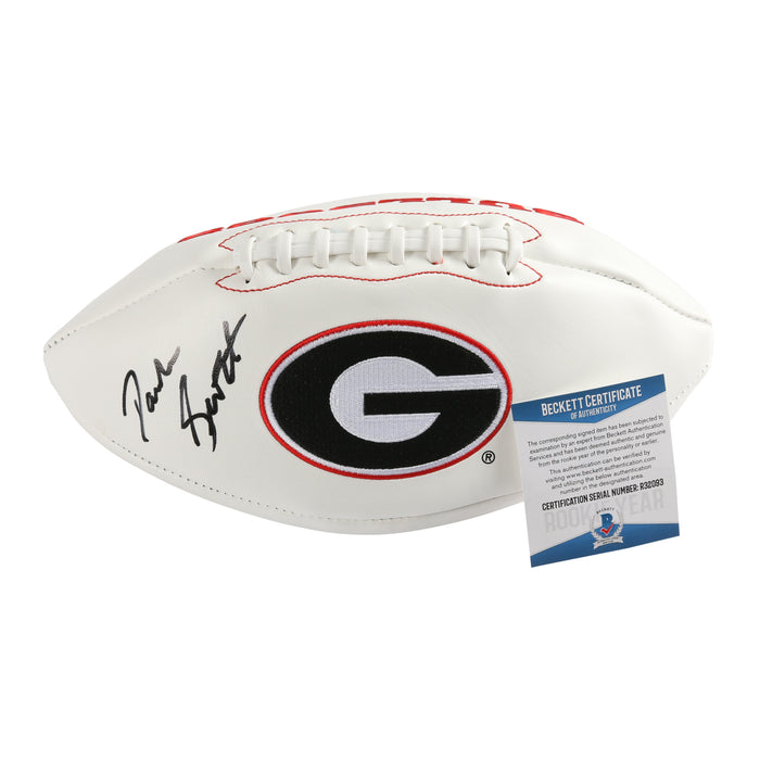 D'Andre Swift Signed Georgia Bulldogs White Panel